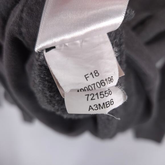 The North Face Hoodie Mens Large Gray Red Big Logo Outdoor Long Sleeve Pullover - Picture 10 of 11